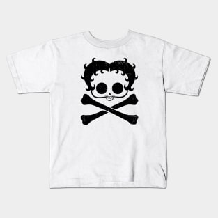 BETTY BOOP - Skull & crossbones Kids T-Shirt